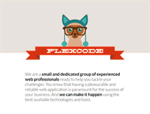 Tablet Screenshot of flexcode.com.br